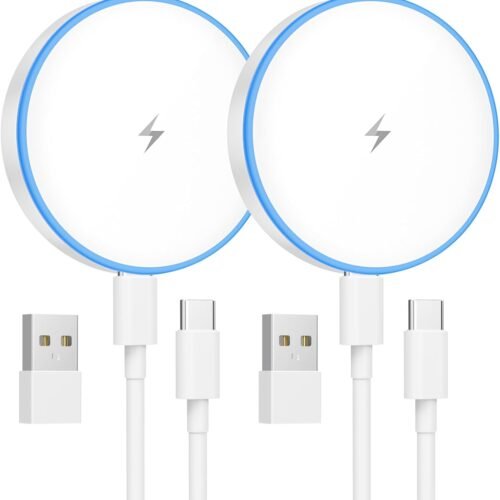 MagSafe Charger 2 Pack 15W Magnetic Wireless Charger