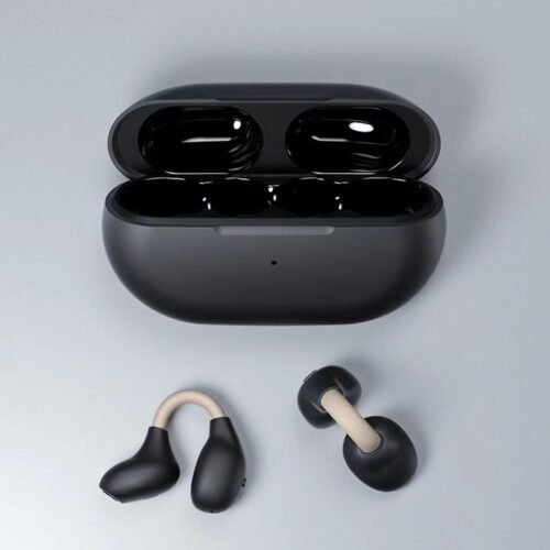 Open Ear Clip Style Sports Headphones with Bluetooth and Charging Case