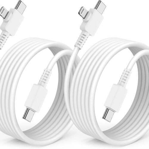 2 in 1 Phone Fast Charger Cable Type C to C and USB C to Lightning