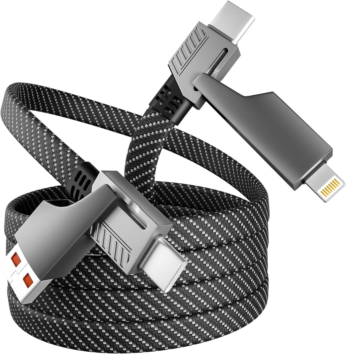 4 in 1 Charging Cable Fast Charging 65W USB C Cable