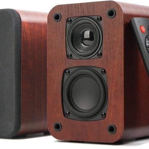 40W Active Bluetooth Bookshelf Speakers Dedicated for Turntables