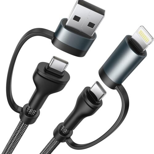 4 in 1 Charging Cable USB C Lightning Adapter USB C to USB C