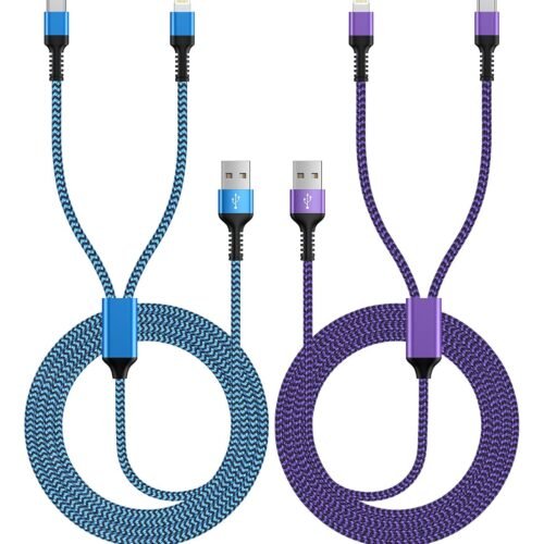Multi Charging Cable 2 in 1 Multiple Charger Cord